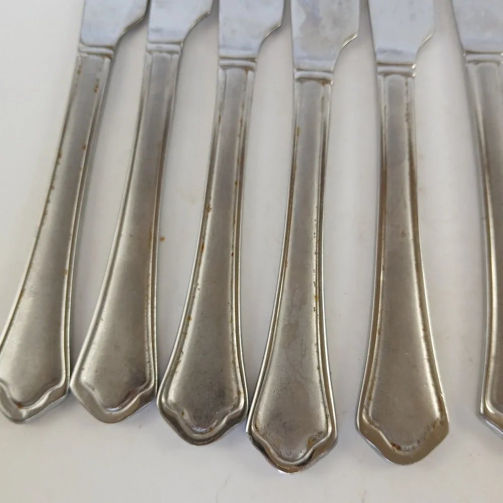 Lot Of 17 Pfaltzgraff Capri Frost 18/0 Mixed Flatware Piece Lot See Description